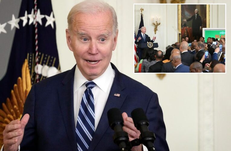 Biden says he’s ‘white boy’ but ‘not stupid’ at black history event