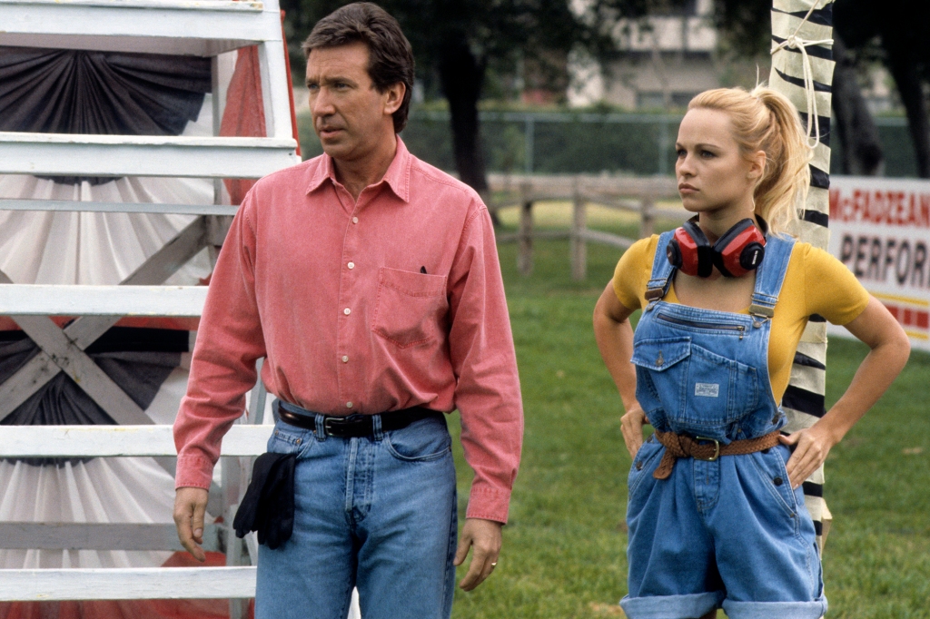 Pam Anderson and Tim Allen starred together on "Home Improvement."