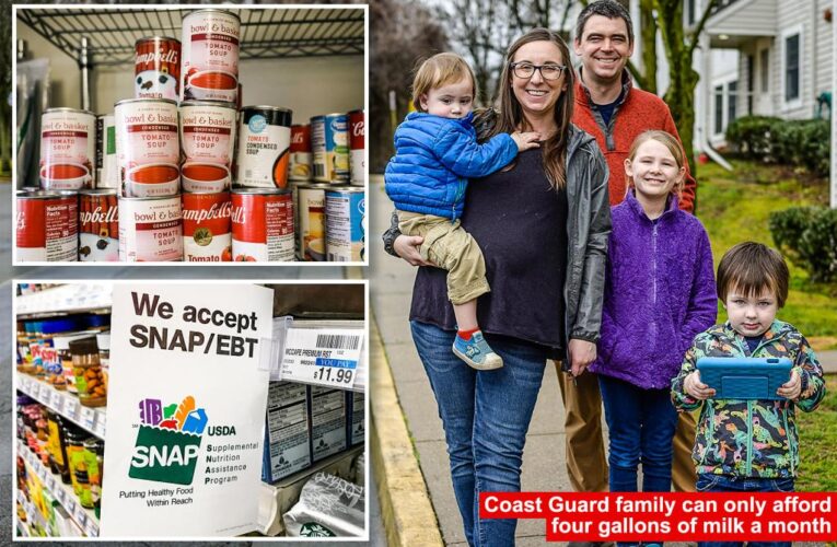 Military families turn to food pantries to survive in NYC
