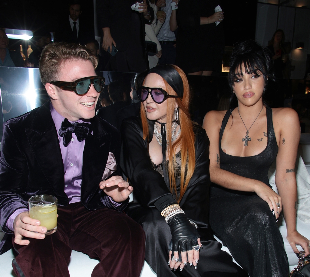 Madonna joined her kids Rocco Ritchie and Lourdes Leon at a Tom Ford fashion show in September 2022.