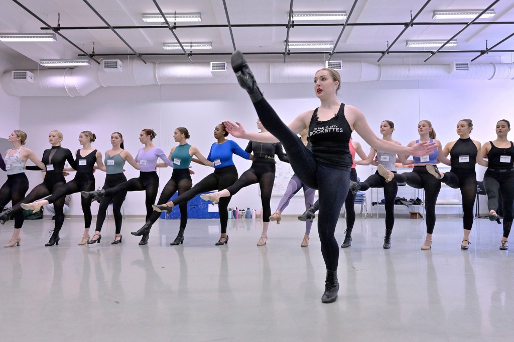 Dance class in session