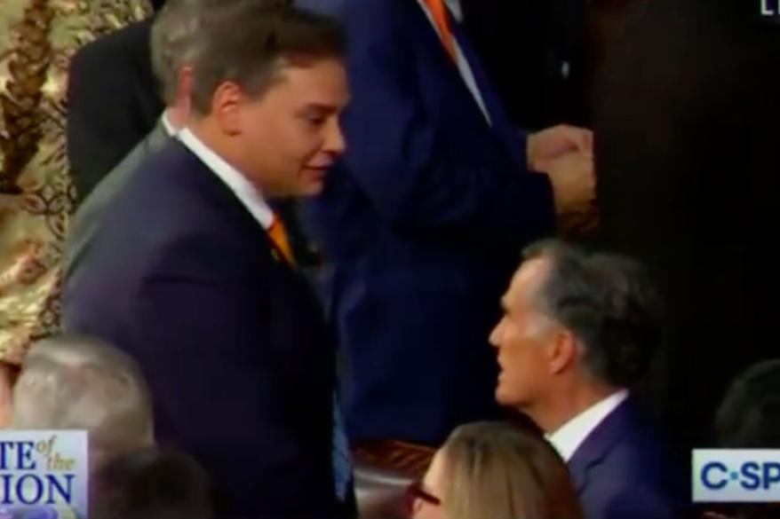 Romney Santos exchange at SOTU