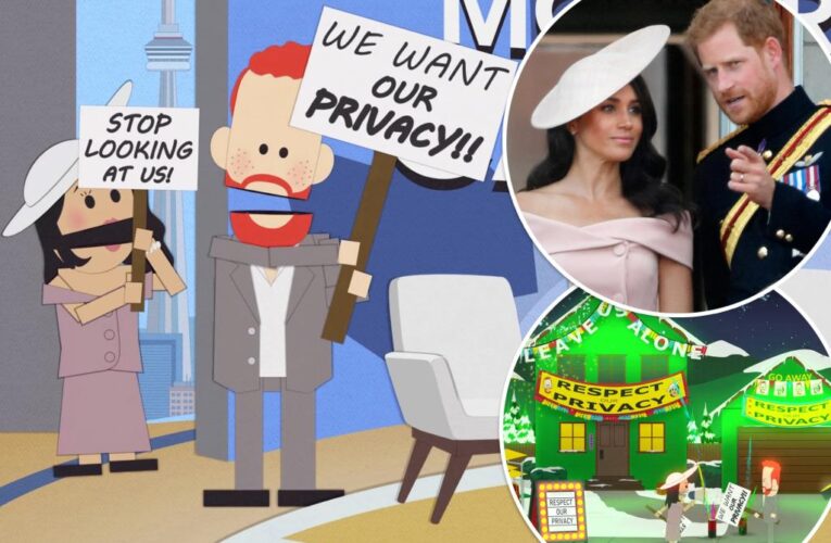 ‘South Park’ trashes Meghan Markle, Prince Harry on ‘Worldwide Privacy Tour’