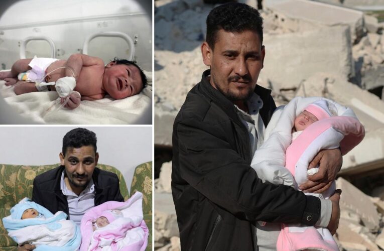Newborn saved in Syria earthquake adopted by aunt and uncle