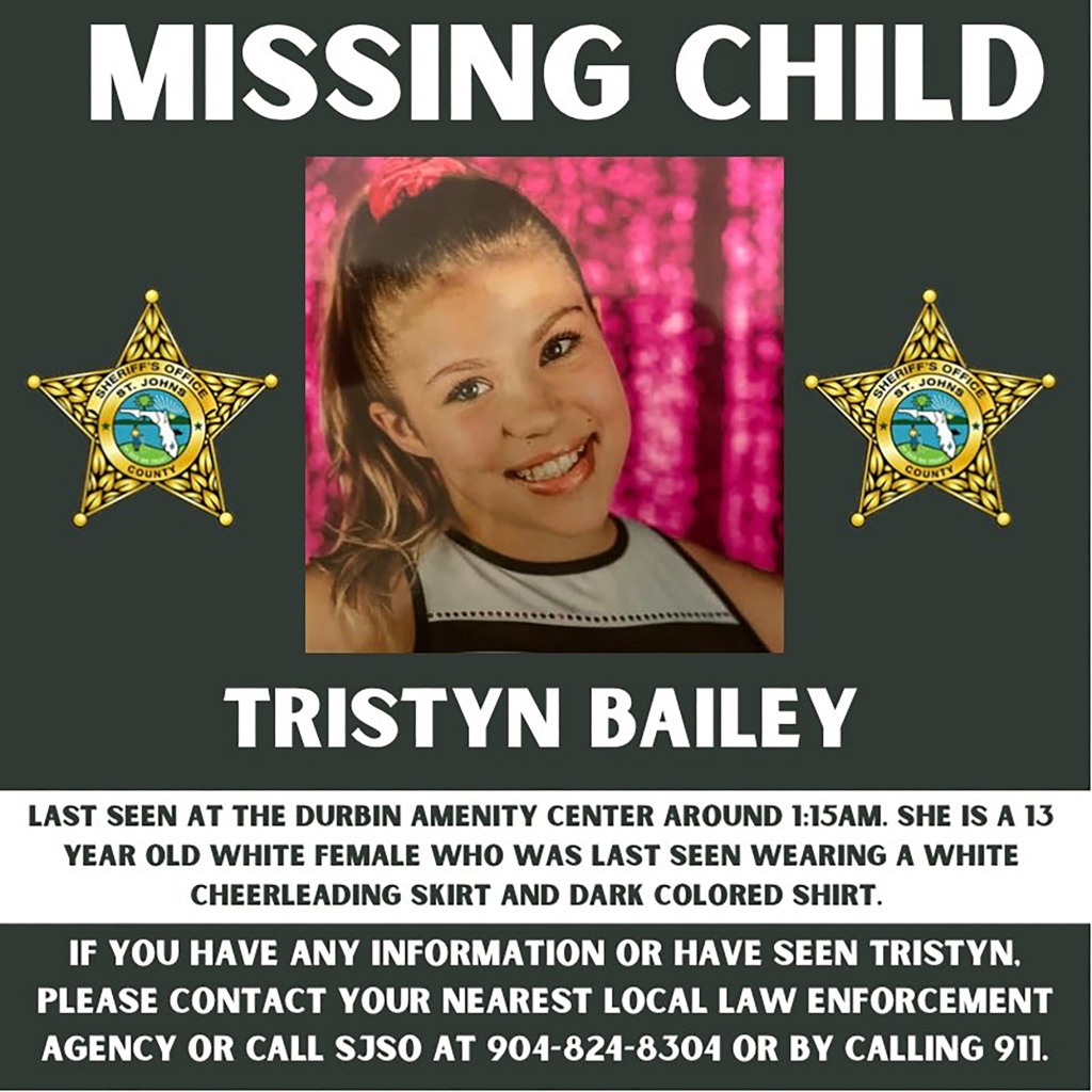 Tristyn Bailey missing flier 
