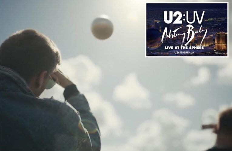 U2 drops Super Bowl commercial about ‘spheres in the sky’