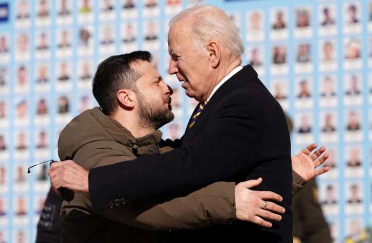 Biden makes surprise visit to Kyiv