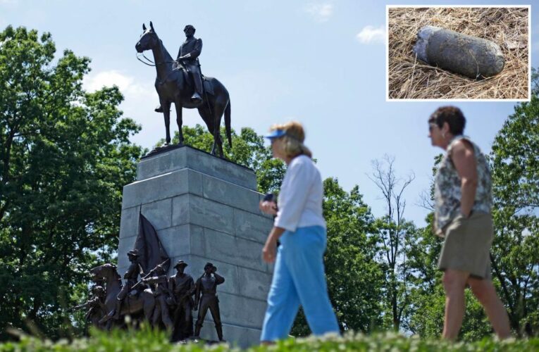 Civil War shell found at Gettysburg, ‘could have killed a dozen people’