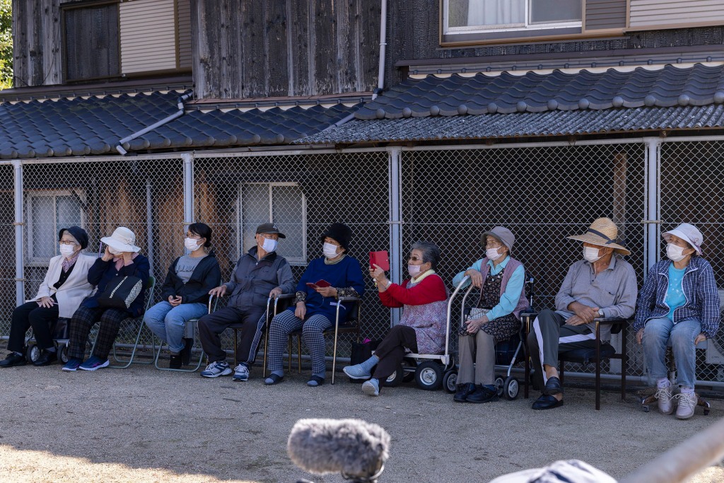 Elderly Japanese residents