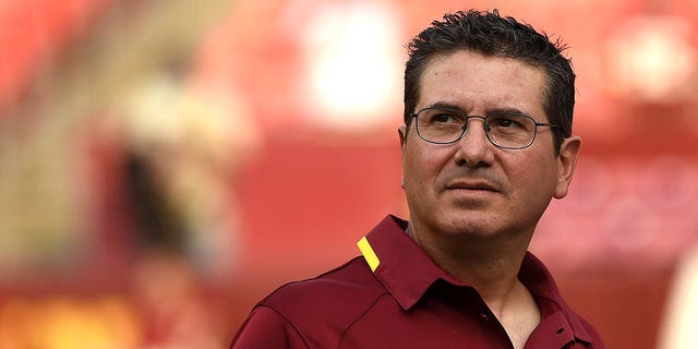 Washington Redskins owner Daniel Snyder before the Redskins play the New England Patriots at FedEx Field Aug. 7, 2014, in Landover, Md. 