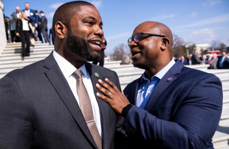 Jamaal Bowman debates Byron Donalds over 2024 election on Capitol steps