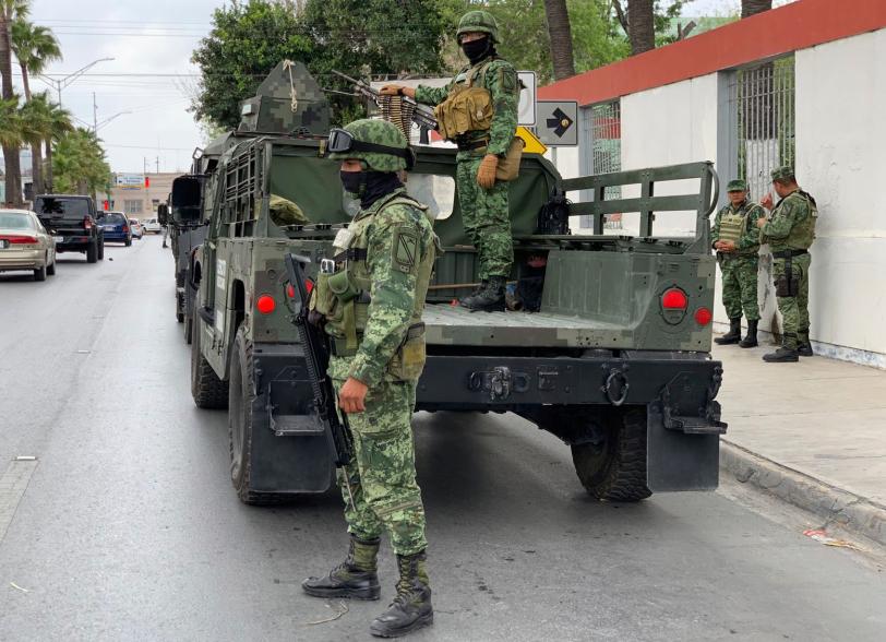 Mexican army soldiers prepare a search mission for the four U.S. citizens kidnapped by gunmen in Matamoros, Mexico, on March 6, 2023.