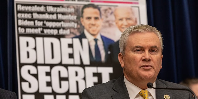 Representative James Comer, a Republican from Kentucky and chairman of the House Oversight and Accountability Committee, speaks during a hearing in Washington, D.C., on Wednesday, Feb. 8, 2023. 