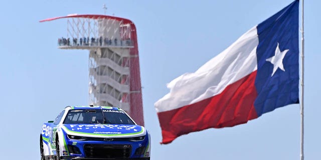 Daniel Suarez during practice for the NASCAR Cup Series EchoPark Automotive Grand Prix at Circuit of the Americas on March 24, 2023.