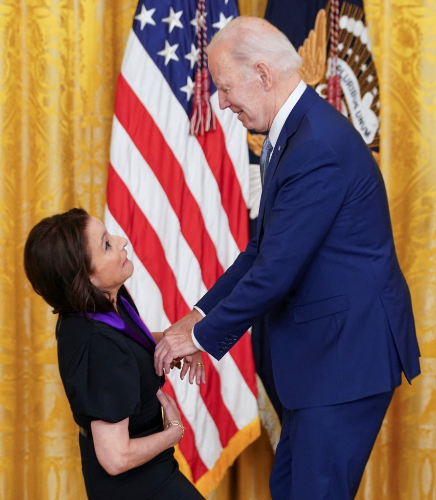 Julia Louis-Dreyfus and Joe Biden