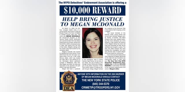 The New York City Detective’s Endowment Association and FBI have offered two separate $10,000 rewards that could lead to the suspect's arrest.