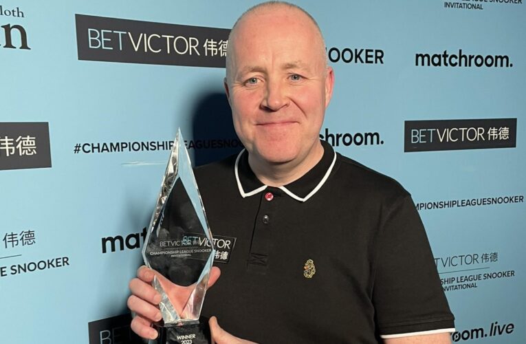 John Higgins ends title drought by retaining Championship League snooker crown against Judd Trump – ‘It feels amazing’