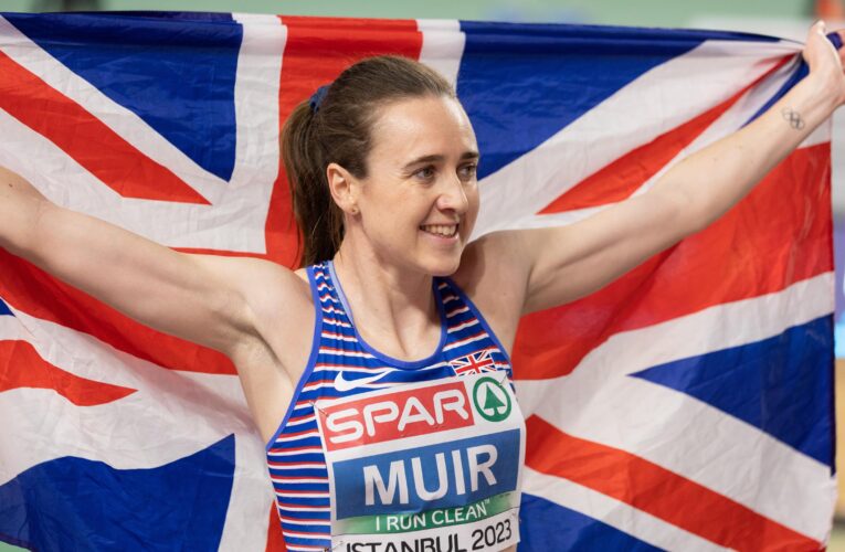 Great Britain’s Laura Muir wins 1500m gold in style at European Indoor Championships in Istanbul