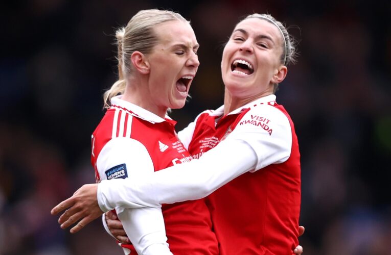 Stina Blackstenius and Kim Little on target as Arsenal come from behind to beat Chelsea in Conti Cup final