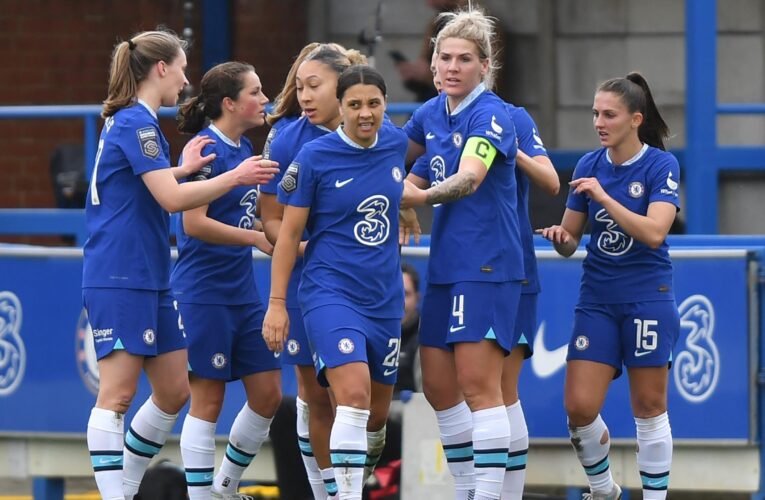 Chelsea return to top of the Women’s Super League table thanks to Sam Kerr stunner to beat Manchester United