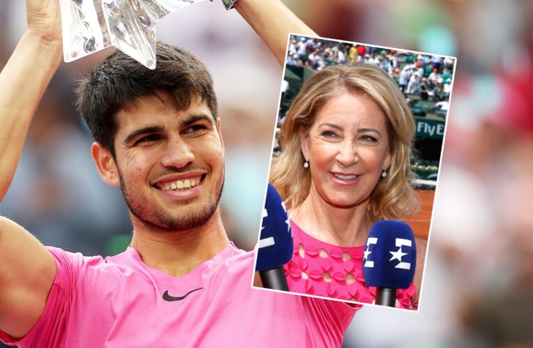 Carlos Alcaraz’s outrageous talent has tennis legend Chris Evert ‘in awe, flabbergasted’ ahead of French Open