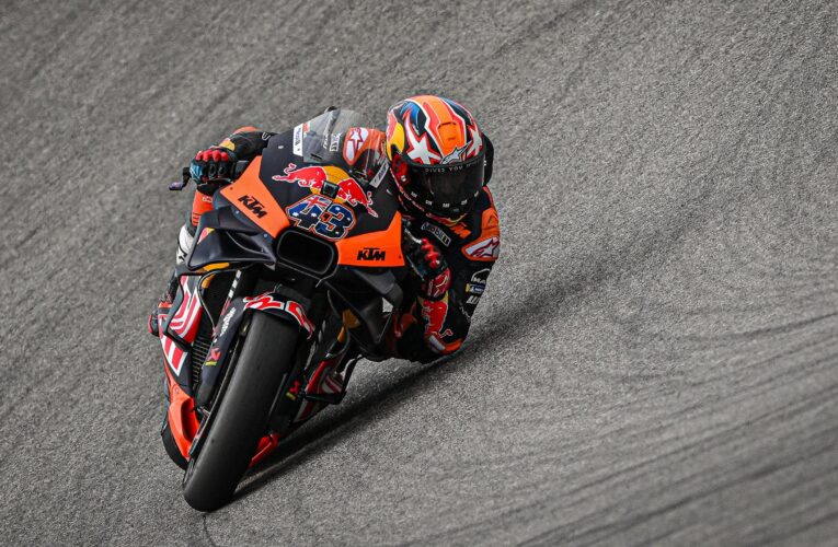 Jack Miller tops MotoGP Portugal Grand Prix practice as multiple riders suffer crashes including Marc Marquez