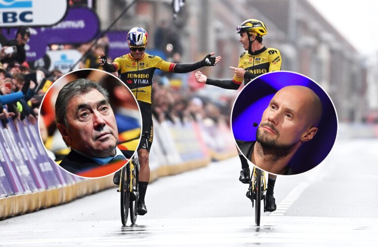 Wout van Aert will ‘regret’ letting Christophe Laporte win Gent-Wevelgem – Eddy Merckx and Tom Boonen wade in