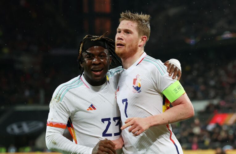 International friendly: Kevin De Bruyne and Romelu Lukaku on target as Belgium edge out Germany in five-goal thriller
