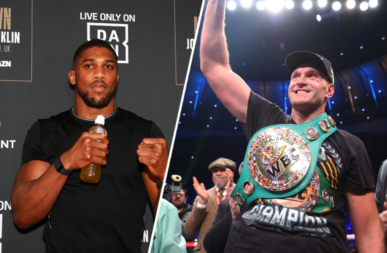 Anthony Joshua still keen on Tyson Fury heavyweight title battle: ‘I would take that opportunity’