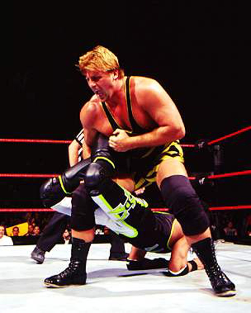 Owen Hart, aka the Blue Blazer had tragically died during a WWF event in 1999.
