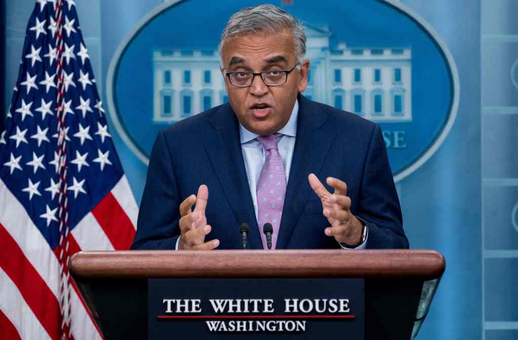 Dr. Ashish Jha leads the emergency response team, established the first day of the Biden administration via executive order.