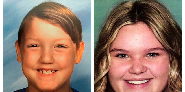 FILE - This combination photo of undated file photos released by National Center for Missing and Exploited Children shows Joshua "JJ" Vallow, 7, left, and Tylee Ryan, 17.