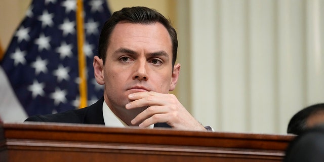 Chairman Rep. Mike Gallagher, R-Wis., listens during a hearing of a special House committee dedicated to countering China.