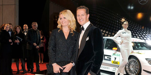 Corinna and Michael Schumacher attend the GQ Men Of The Year 2010 award ceremony at Komische Oper on Oct. 29, 2010, in Berlin.