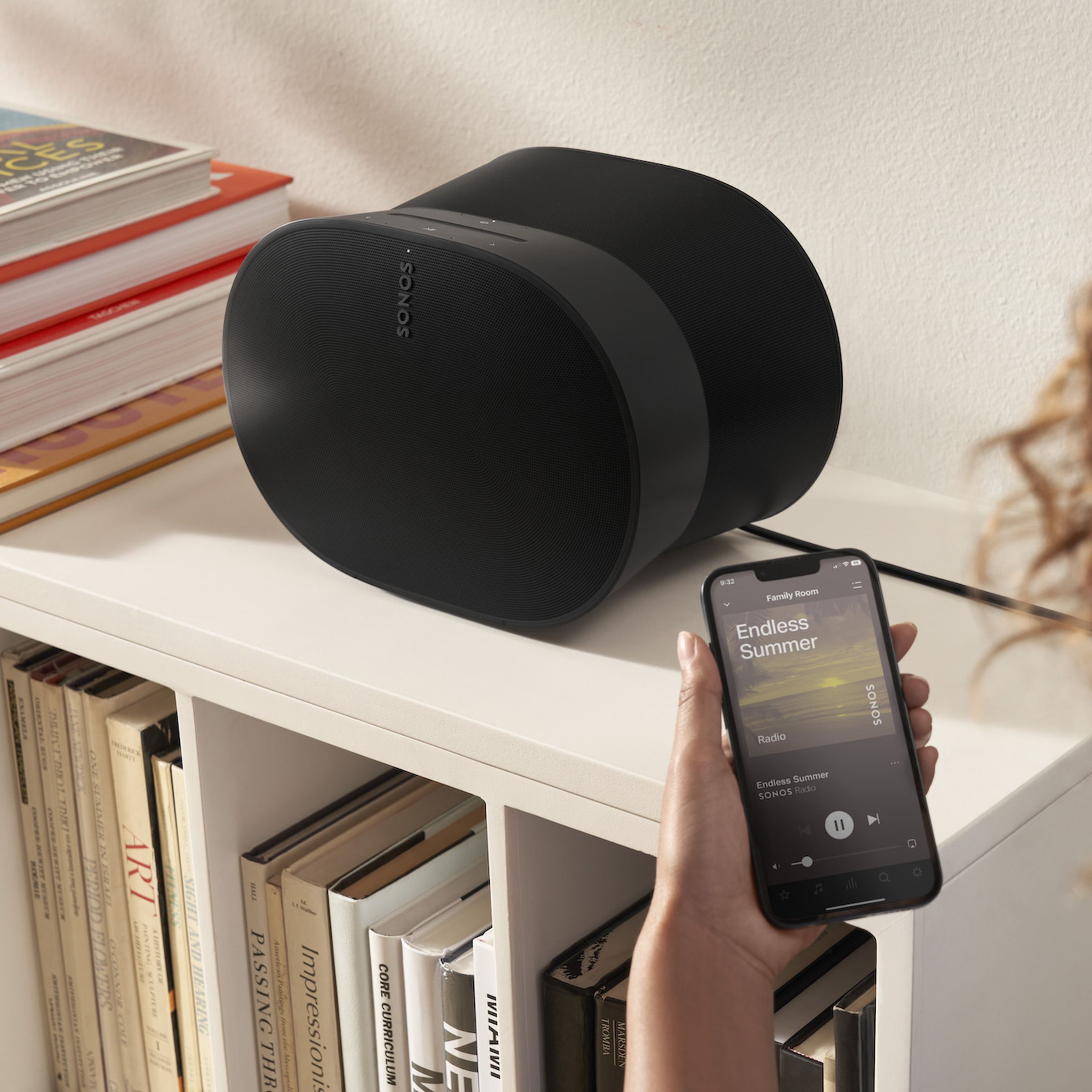 A marketing photo of the Sonos Era 300.