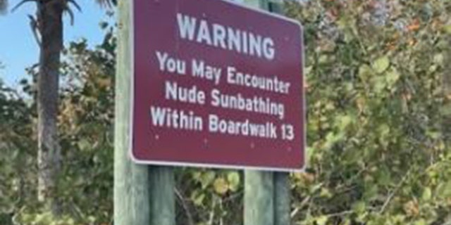 Sections of the Canaveral National Seashore were damaged by the 2022 hurricanes and some signs marking areas of "nude sunbathing" were washed away in the storms at Playalinda Beach.