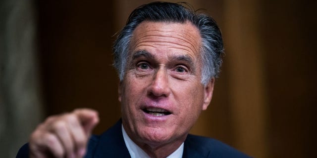 Sen. Mitt Romney, R-Utah, told Fox News Digital that he had not heard anything about the matter in recent weeks (Tom Williams/CQ-Roll Call, Inc via Getty Images)