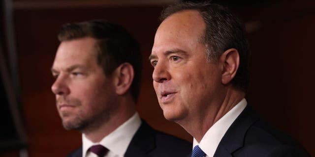 Rep. Adam Schiff, D-Calif., speaks at a press conference on Jan. 25.