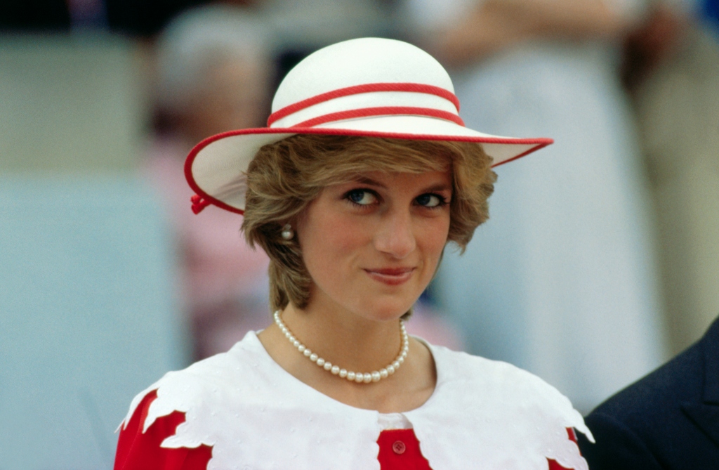 Princess Diana during a state visit to Edmonton, Canada on June 29, 1983.