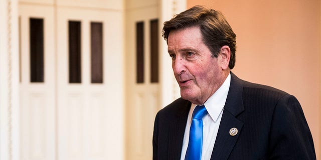 Rep. John Garamendi, D-Calif., walks through the U.S. Capitol.