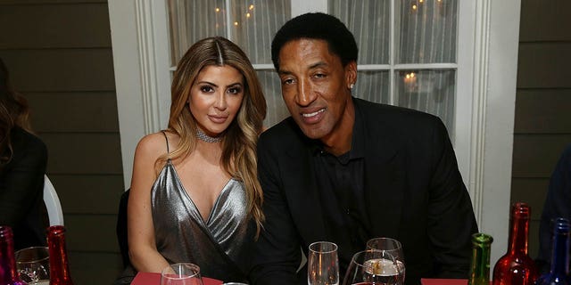 Larsa Pippen and Scottie Pippen attend the Haute Living NBA All Star Dinner Honoring Scottie Pippen on February 15, 2018 in Bel Air, California.  