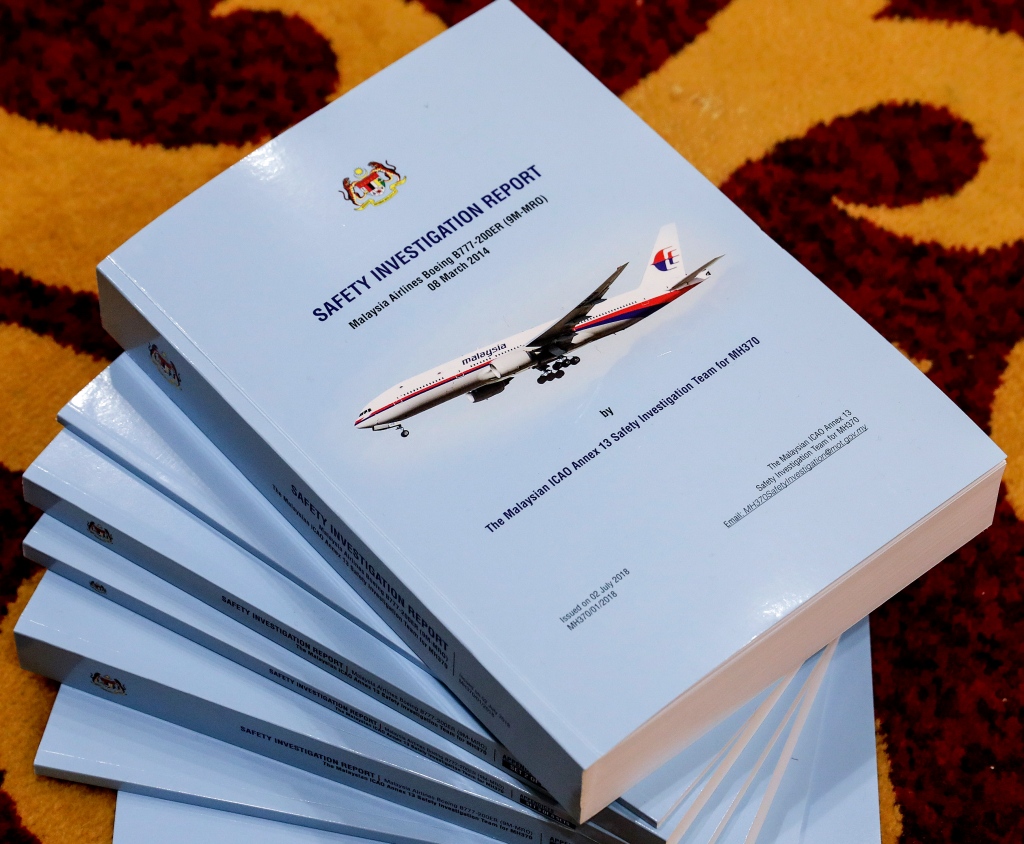 A commission was unable to find undisputed causes that brought MH370 down. 