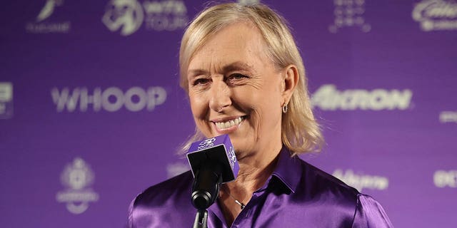 WTA Legend Ambassador Martina Navratilova attends the Official Draw Ceremony and Gala Evening before the 2021 Akron WTA Finals Guadalajara at Zapopan City Hall on Nov. 8, 2021 in Zapopan, Mexico.