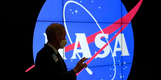 NASA  Administrator Bill Nelson speaks during a visit to the National Aeronautics and Space Administration (NASA) Goddard Space Flight Center on November 5, 2021 in Greenbelt, Maryland. 