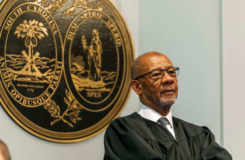 Judge Clifton Newman in the Colleton County courthouse.