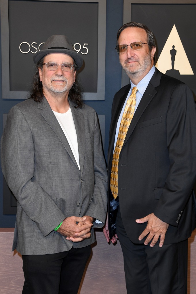 Glenn Weiss and Ricky Kirshner attend the 95th Annual Oscars Nominees Luncheon at The Beverly Hilton on February 13, 2023