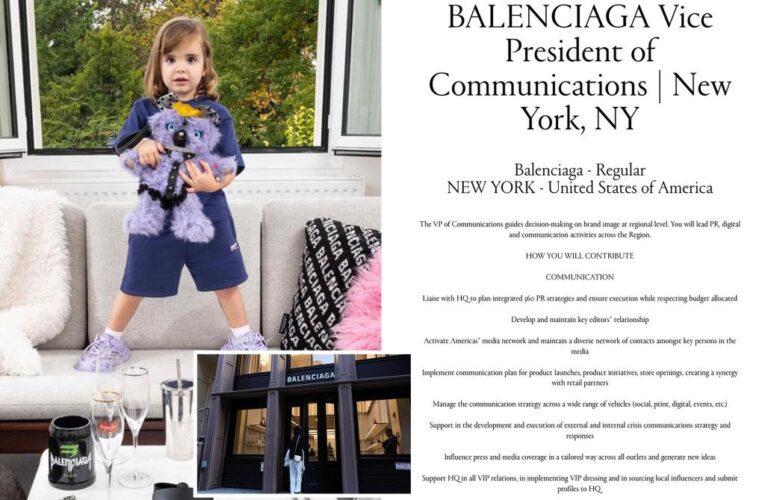 Balenciaga seeks crisis management expert after BDSM ad scandal