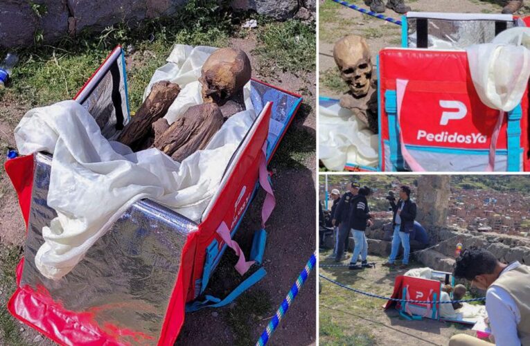 Peruvian mummy found in deliveryman’s cooler bag