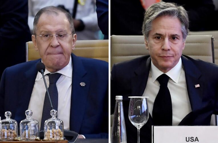 Blinken, Lavrov meet for first time since Ukraine invasion