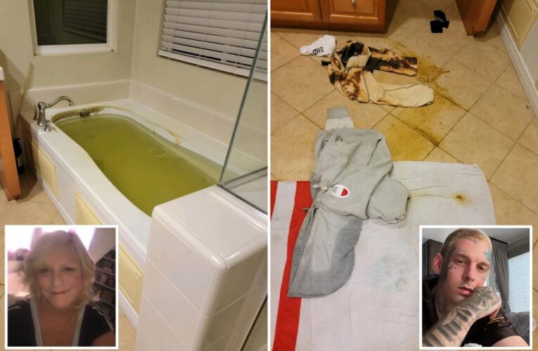 Aaron Carter’s mom reveals disturbing pics in son’s death